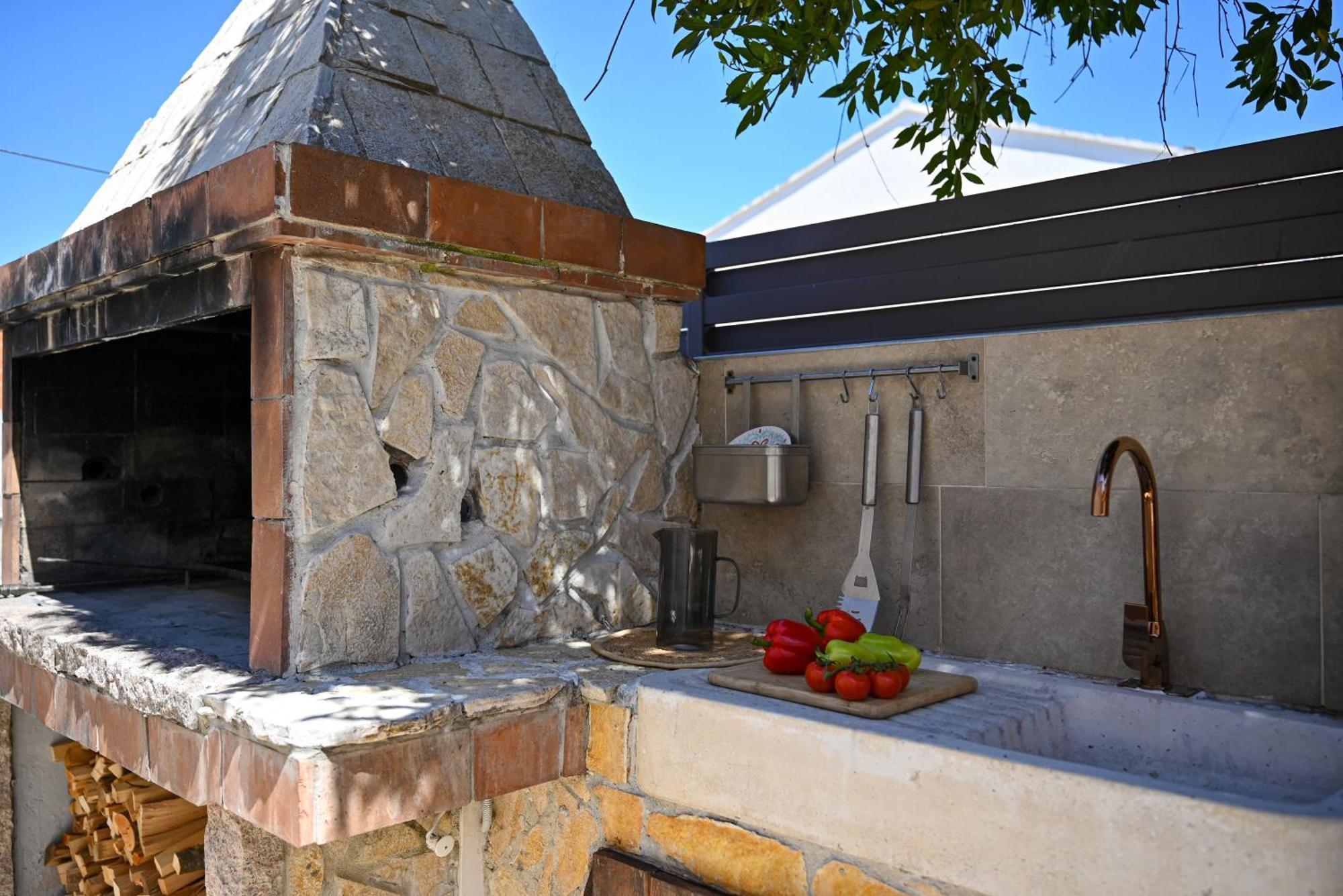 Villa Costa Blu With Pool By The Sea Trogir Exterior foto